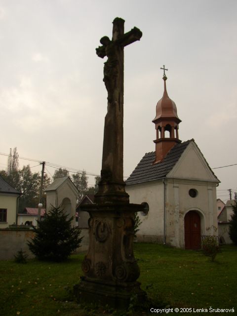 Kostel sv. Vavřince - kříž